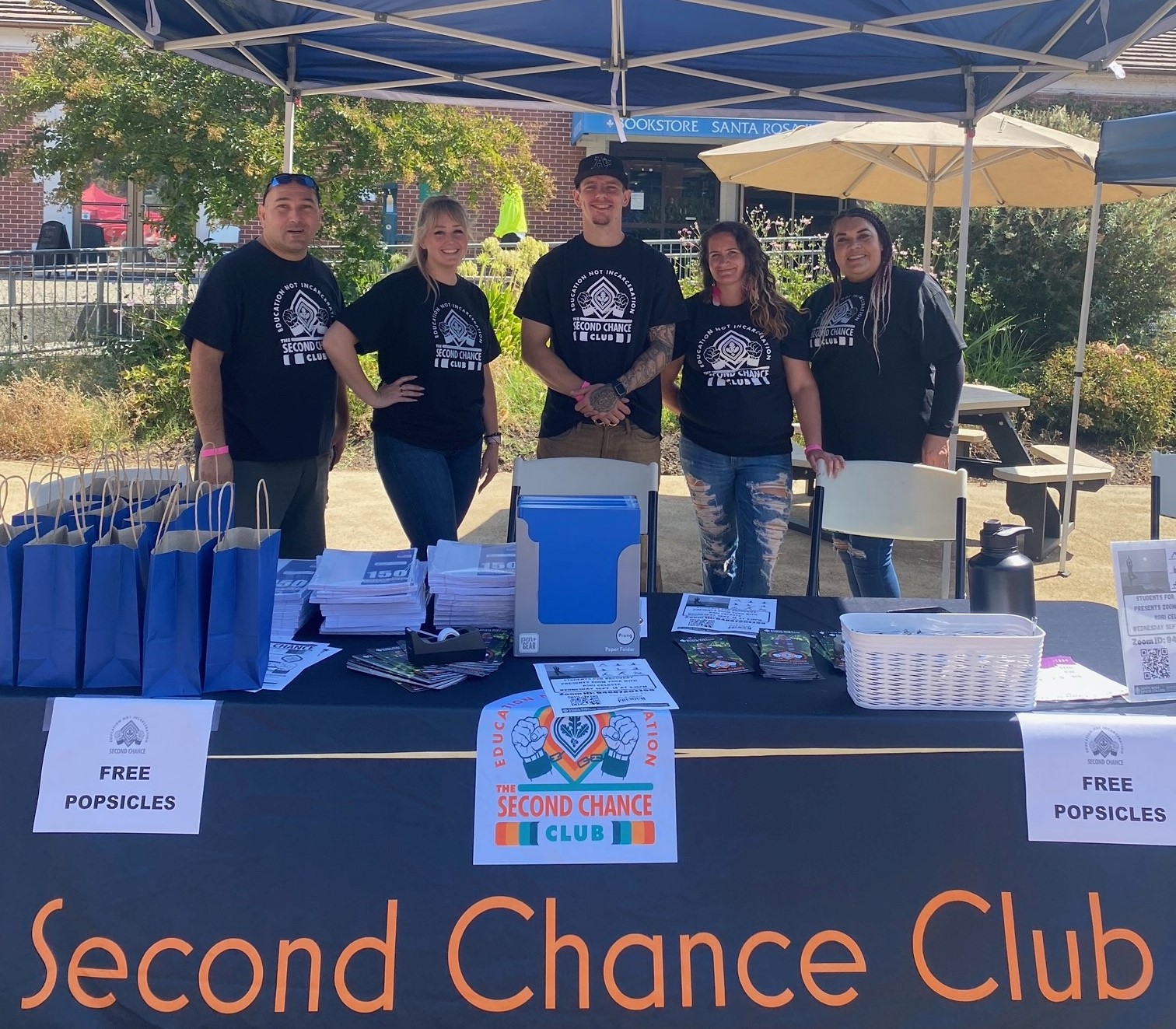 Second Chance Tabling for SRJC Club Day September 14 2022